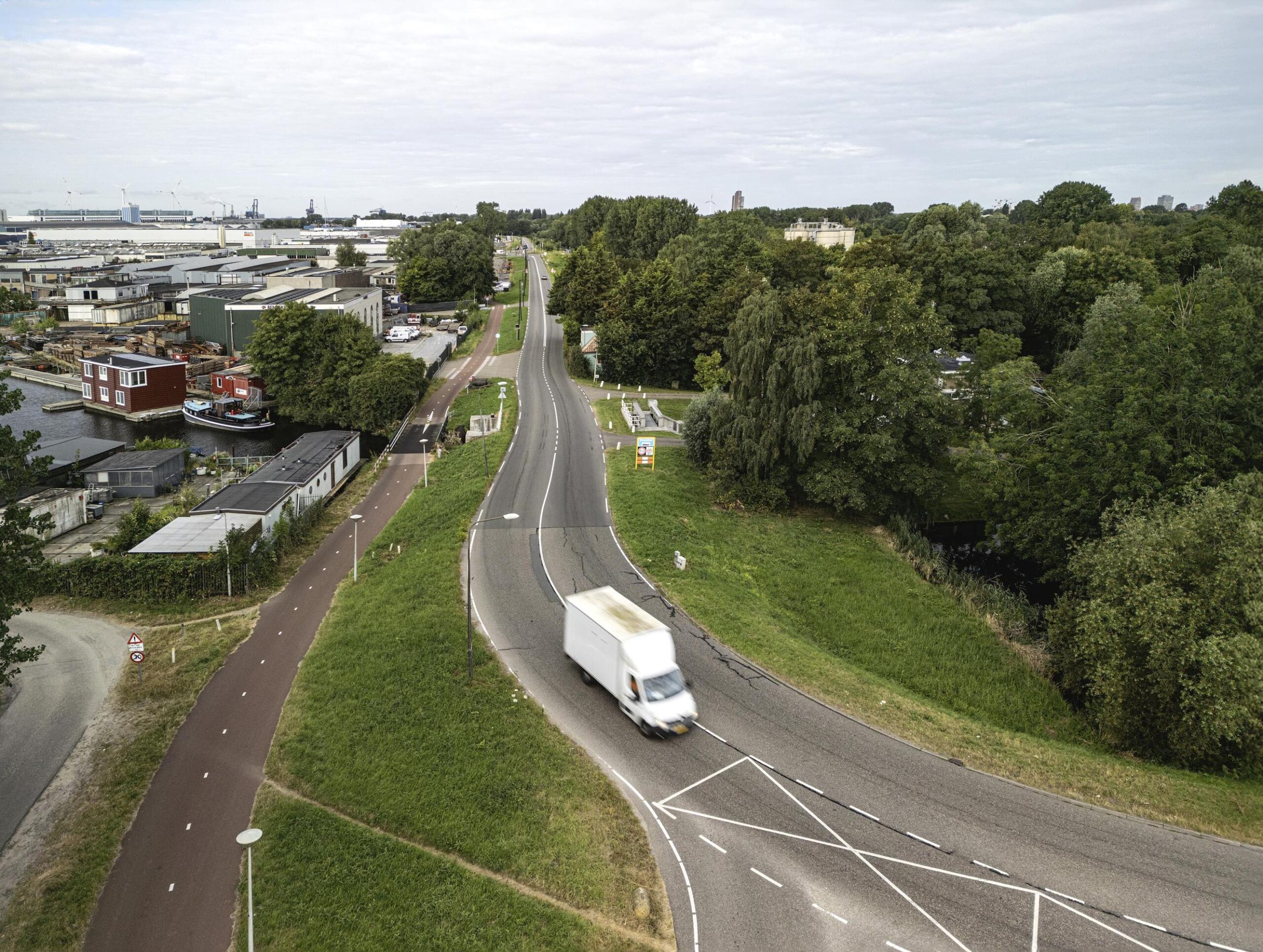 Werkzaamheden kruispunt Noorder IJ en Zeedijk – Sluispolderweg