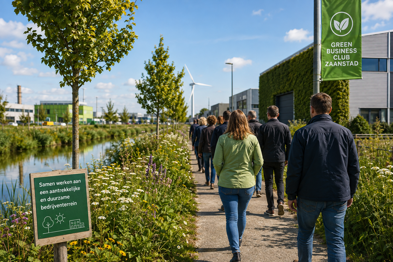Wandel mee door de Achtersluispolder met Green Business Club Zaanstad